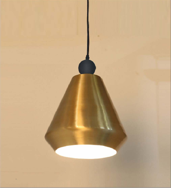 GOLDEN DELTOIDAL HANGING LIGHT