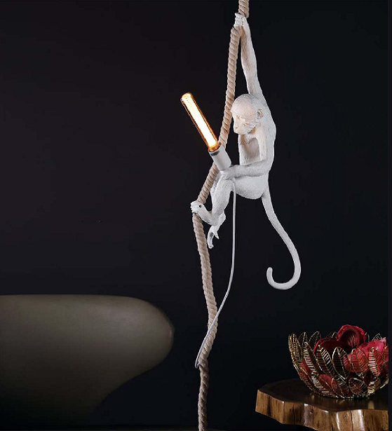 ROPE CLAMBER HANGING LIGHT