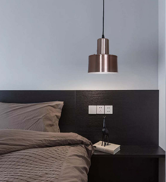 CAPTIVATING VIVID COPPER HANGING LIGHT