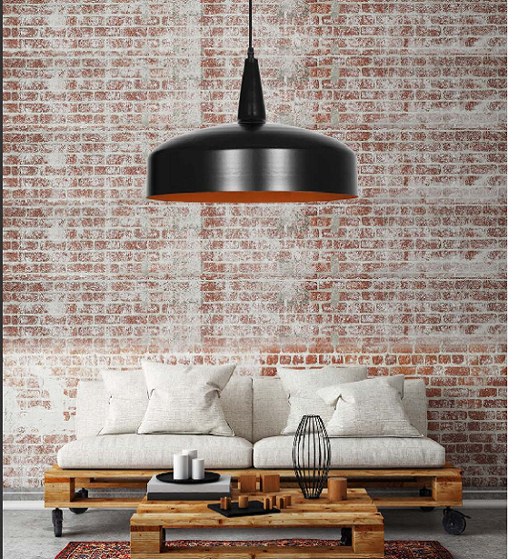MODERN RADIANT BLACK PENDENT HANGING LIGHT