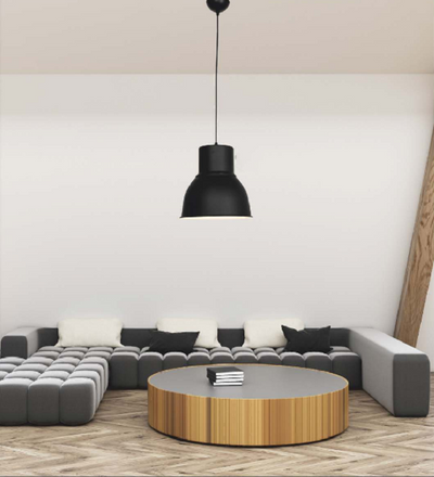 SUMPTUOUS BLACK DESIGNER HANGING LIGHT