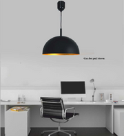 BLACK AND GOLDEN URBANE HANGING LIGHT