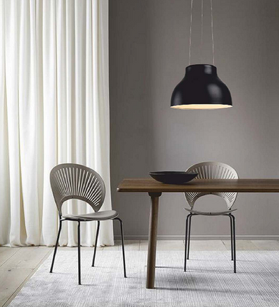 TIMELESS BLACK METAL HANGING LIGHT