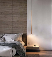 ROSE GOLD ELLIPTICAL HANGING LIGHT