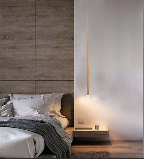ROSE GOLD ELLIPTICAL HANGING LIGHT