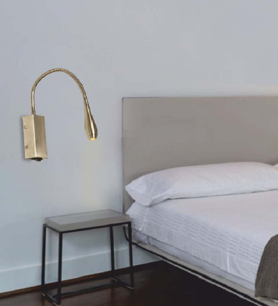 MAJESTIC GOLD METAL DESIGNER WALL LAMP