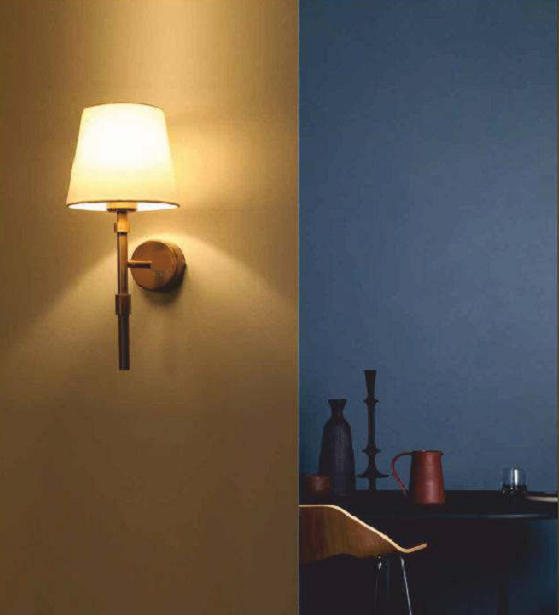 AGILE METAL AND ANTIQUE BRASS WALL LAMP