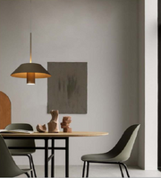 POSH DUAL GOLD METAL HANGING LIGHT