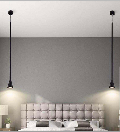 MODEST DUPLE BLACK HANGING LIGHT