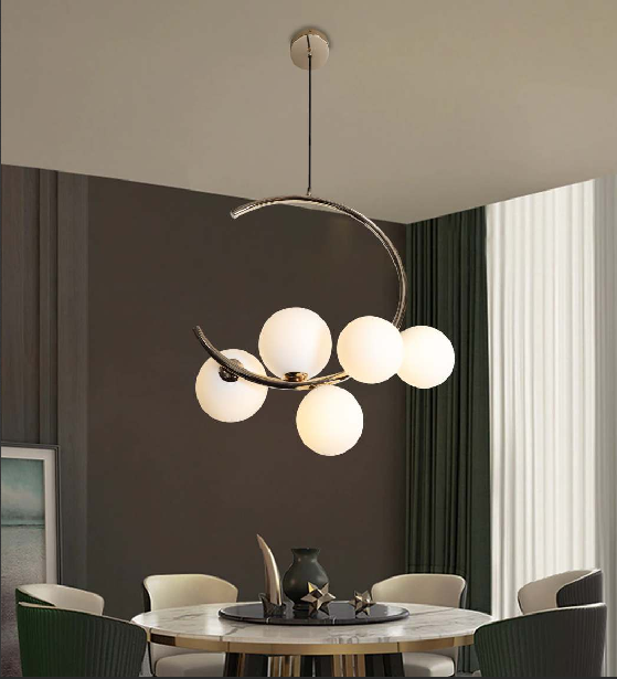 ALREADY HOMEY WHITE PENDANT BUBBLES CHANDELIER