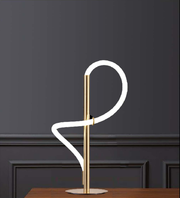 SLEEK FRENCH GOLD TABLE LAMP