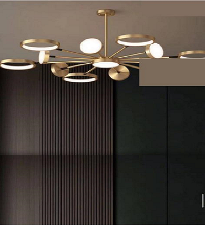 DRAME REINE GOLDEN FINISH CHANDELIER
