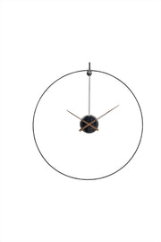 BLACK CHIC UNIQUE BRASS WALL CLOCK