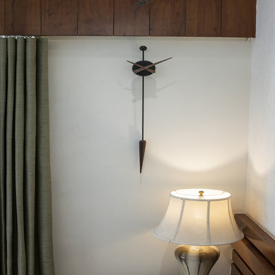 BRASS MILEY WALL CLOCK