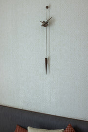 BRASS MILEY WALL CLOCK
