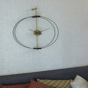 CRAFTY BRASS WALL CLOCK