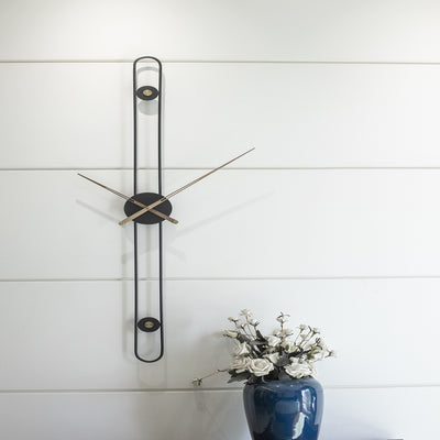 CHRONICLE PENDULUM  STEEL WALL CLOCK