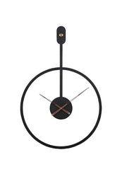SPHERICAL METALLIC ANTIQUE WALL CLOCK