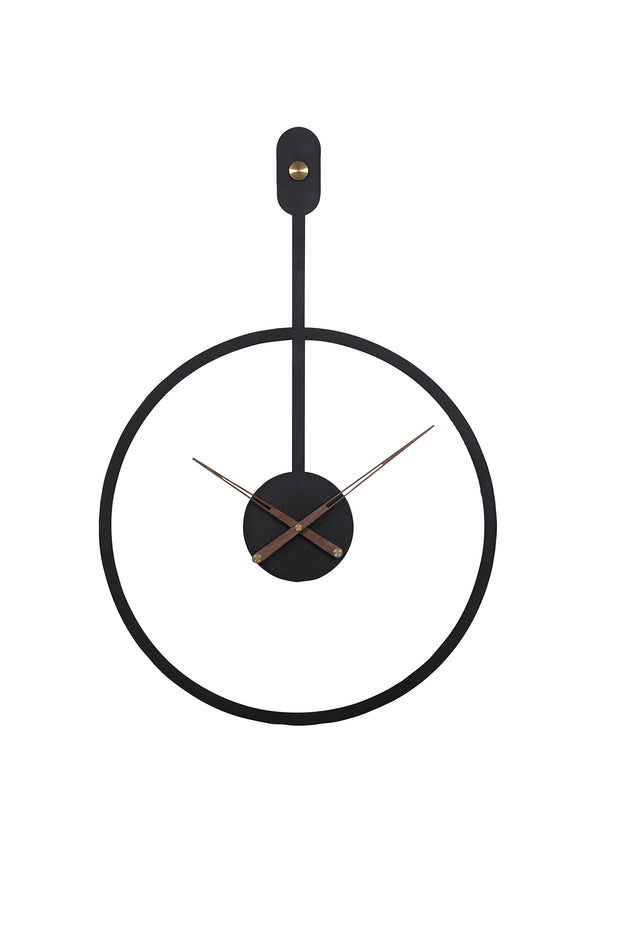 SPHERICAL METALLIC ANTIQUE WALL CLOCK