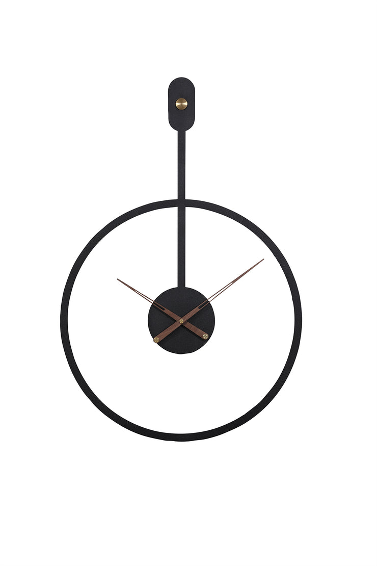 SPHERICAL METALLIC ANTIQUE WALL CLOCK