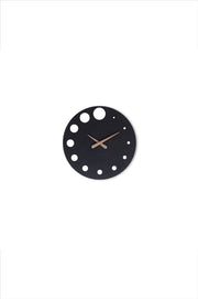 RUSTIC BLACK STEEL WALL CLOCK