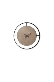 LOVELY ELLIPTICAL METALLIC WALL CLOCK