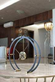 RUSTIC BRASS STEEL WALL CLOCK