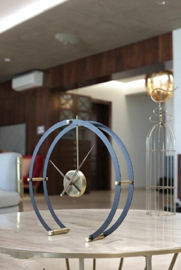 RUSTIC BRASS STEEL WALL CLOCK