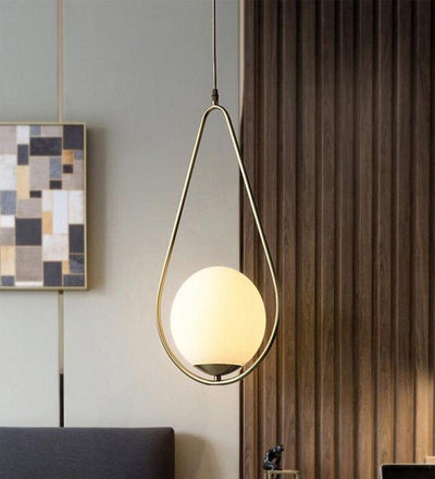 REMARKABLE BRASS PENDENT HANGING LIGHT