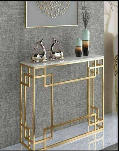 NATTY CONSOLE TABLE WITH A MARBLE TOP