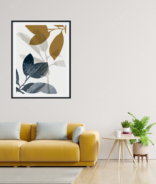 UNIQUE ABSTRACT PICTURE MODERN GRAPHICS FRAME WITH GLASS-SINGLE (1) BY ALEXANDER A. PARKS