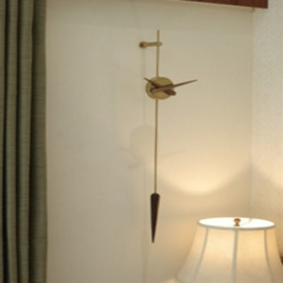 VINTAGE WOODEN HANGING WALL CLOCK