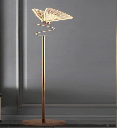 GOLD PHILANDER METAL FLOOR LAMP