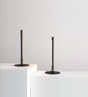 COLUMNAR SLEEK BLACK TABLE LAMP