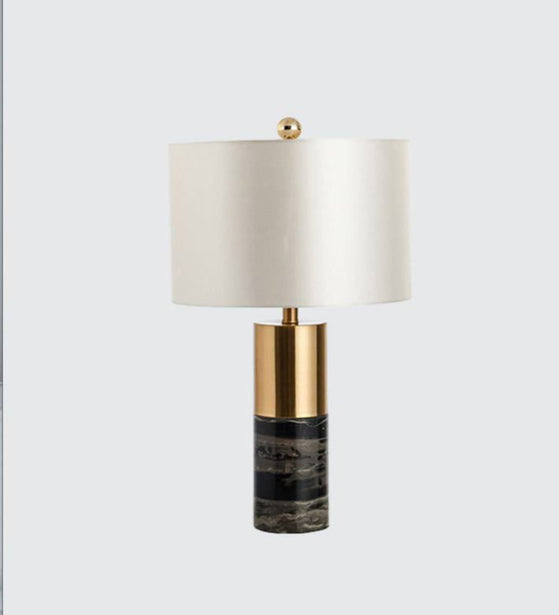 AGILE WHITE AND BLACK TABLE LAMP