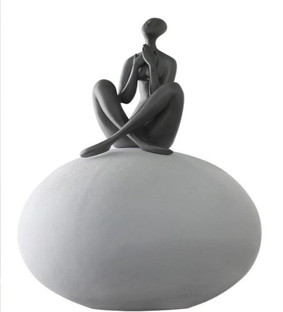 PELLET WHITE AND BLACK TABLE LAMP