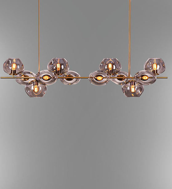 PIJAMADA PARTY SMART GOLD SMOKY CHANDELIER