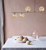 GOLDEN GLASS ANTIQUE MASTER PIECE CHANDELIER