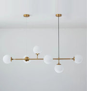 DAZZLED BUBBLED GOLD FINISH CHANDELIER