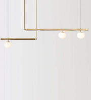EVERLASTINGLY GOLDEN CHANDELIER GLIDED IN GLASS