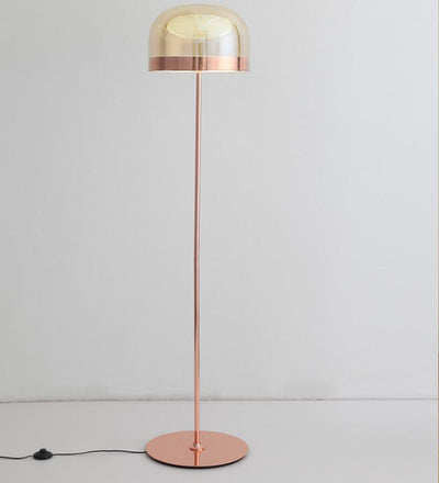 DAINTY METAL FLOOR LAMP WITH COPPER FINISH