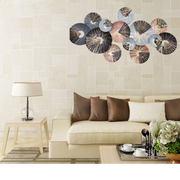 EXTRAORDINARILY DESIGNED MULTI-COLORED METAL WALL DÉCOR